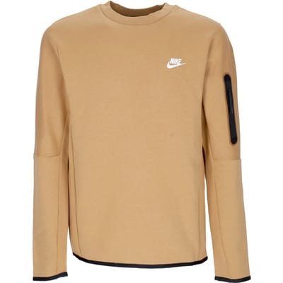 Lichtgewicht herensweatshirt met ronde hals Sportkleding Tech Fleece Elemental Gold/sail