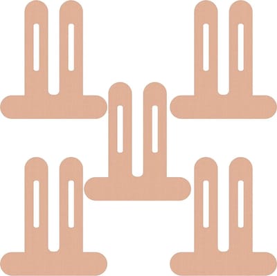 10 voorgesneden kinesiotapes voor knieverlichting, katoenen sporttape, elastische kniebrace tape voor verbeterde kniestabiliteit - Beige