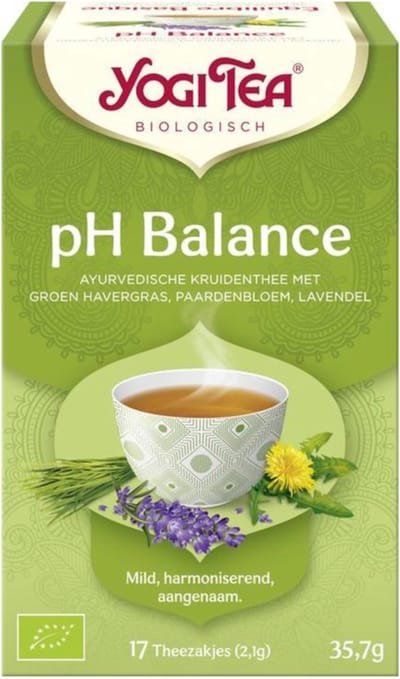 Yogi Tea PH Balance Bio - Biologische Kruidenthee met Citroenmelisse, Lavendel en Hibiscus voor Innerlijke Balans en Zuivering