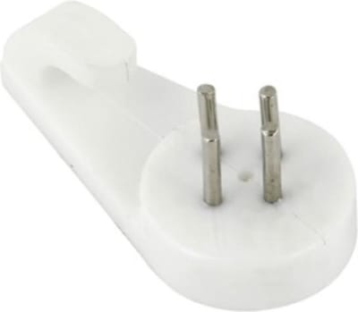 Betonhaak 30 mm plastic wit 5 stuks