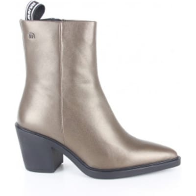 Maruti - Gisele Enkellaarsjes op hak Metallic - Metallic Bronze - 41