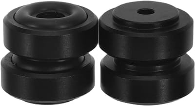Luidspreker Isolatievoeten - Antivibratie Voetjes - Audio Verbetering - Schokabsorberend Rubber - 2x2x0.9 cm - Zwart