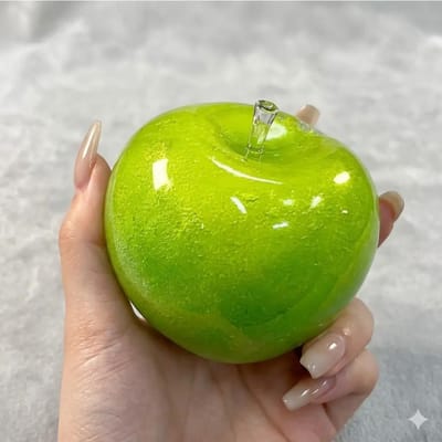 Groene Appels Slushie Squishy Speelgoed Knapperig Vormbaar Geen Terugslag Sensorisch Fidget Stressverlichter Gemiddelde Gripsterkte Langzaam Rijzend