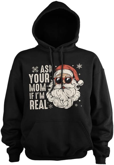Hybris Hoodie met de tekst ‘Ask You Mom If I’m Real Big Tall’ SH-3-16090-H94-12