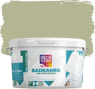 Decoverf badkamerverf 2.5L lindegroen
