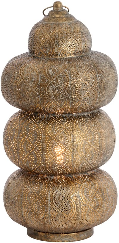 Tafellamp - bruin - Kaito - metaal - Ø 25cm - E27 - 1897685 - Light & Living