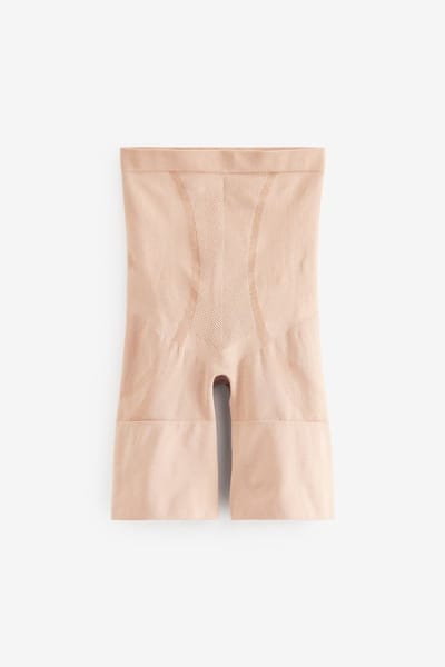 Next - Dames - Naadloze, sterk buikcorrigerende, vormende slip met gladde stof - Huidkleur