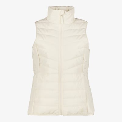 Mountain Peak dames bodywarmer lichtbeige - Maat S - Gilet - Mouwloos vest