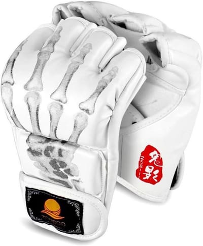 MMA Handschoenen voor Training en Sparring - Halve Vinger Bokshandschoenen met Verstelbare Polsband