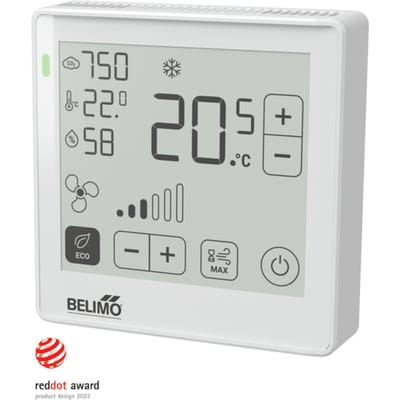 Kamer Bedrijfseenheid CO2 Temperatuur Vochtigheid Modbus BACnet