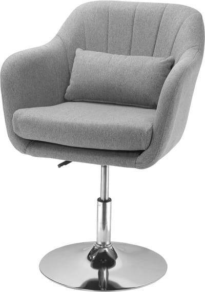 HOMCOM-Sessel-Polyester-60B x 60T x 79-91H cm-Grau