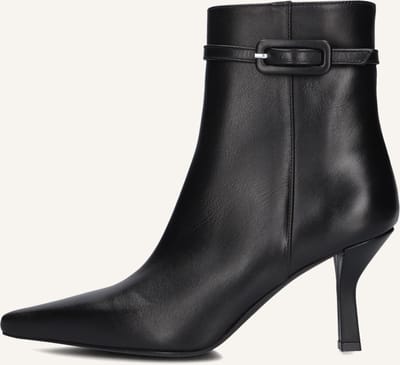 STEFANO LAURAN Penny2 Enkellaarsjes - Enkelboots met rits - Dames - Zwart - Maat 37