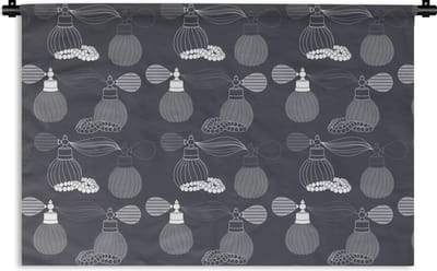 Wandkleed - Wanddoek - Parfum - Ketting - Design - 180x120 cm - Wandtapijt
