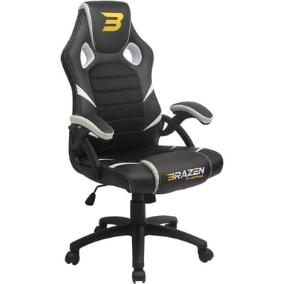 BraZen Puma PC Gaming Chair - White
