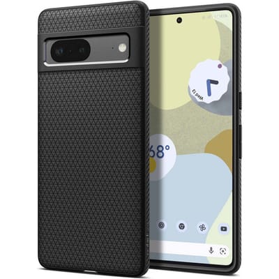 Spigen Liquid Air™ Backcover voor de Google Pixel 7 - Zwart