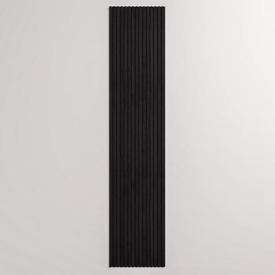 Barnwoodweb Akoestisch Paneel Black Oak – 260 × 56 × 1,8 cm - Luxe Geluidsabsorberend Wandpaneel