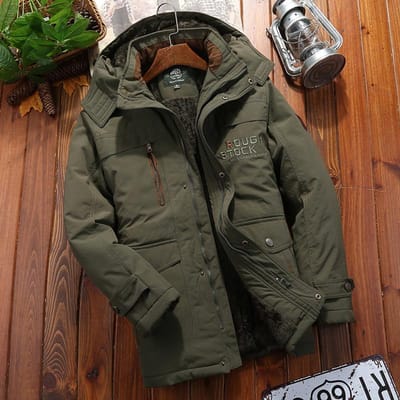 Nieuwe Heren Verdikte Katoenen Kleding Heren Outdoor Katoenen Kleding Winter Warme Katoenen Kleding Losse Heren Katoenen Jassen 6XL gray