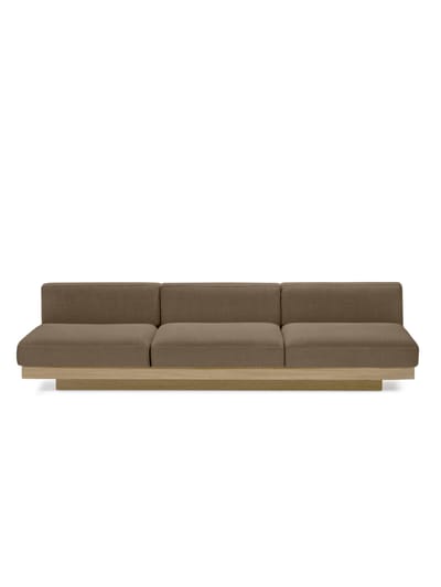 Serax Rudolph Teak Outdoor 3-zitsbank - camel