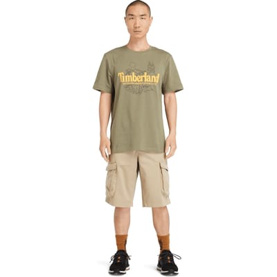 Timberland Twill Cargo Shorts Lemon Pepper Maat: 32 | Korte Broeken Outlet | Heren | Beige