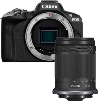 Canon EOS R50 Black + RF-S 18-150 IS STM
