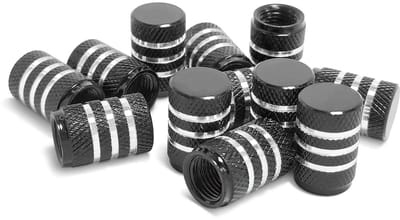 Dailygoods- Ventieldoppen 12 stuks/set - Aluminiumlegering - Antislip - Waterdicht - Stofventiel - Eenvoudige installatie - Bescherming tegen vuil - Bandventieldoppen