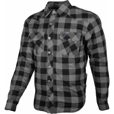 gms Jaguar Zwart Grijs Motoroverhemd - Shirts