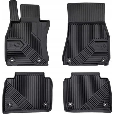 Frogum No.77 Rubberen Automatten - Lexus LS IV 2006-2017 - TPE - Zwart - Perfecte pasvorm - Hoge rand 4cm