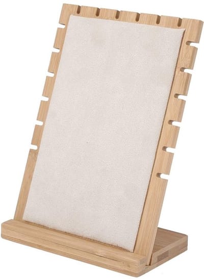 Allecto - Houten Sieraden Organizer - -vriendelijk - Beige