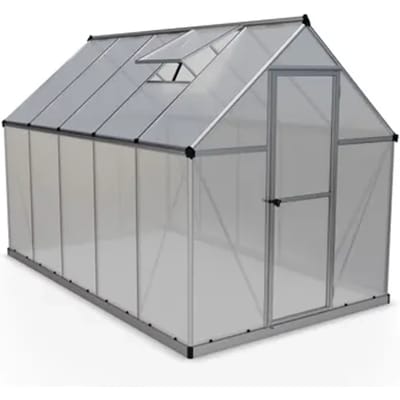 Canopia Tuinkas Mythos 6x10 - Polycarbonaat - Zilver - 185x306x208cm