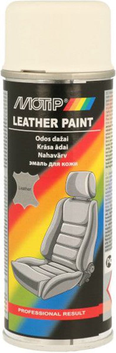 MoTip Leerverf RAL9010 spuitbus 200ml