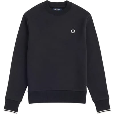 Fred Perry Sweater M7535 Zwart - Maat XL - Heren - Sweaters