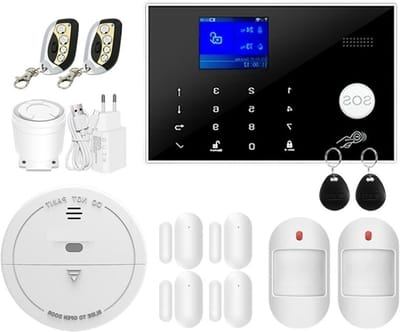 Beveiligingssysteem Thuis - Alarm Host - Huis Beveiligen - Wifi GSM Connectie - 23 x 13 x 13 cm - Zwart