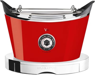 Volo Broodrooster - Ontdooien Opwarmen - Snel Ontbijten - 6 Bruiningsniveaus - 930 Watt - Rood