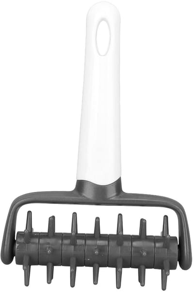 Dailygoods- Pizzadeeg Docker - Voorkom Bladeren - Deeg Gatenmaker - Gebak Deeg Roller - Eenvoudig te Reinigen - Verspringende Spikes - Deegroller