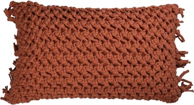 Vigo Kussen Dark Peach | 30 X 50 | Sierkussen Voor Woonkamer Of Slaapkamer