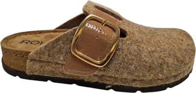 Rohde 6012 17 Dames Pantoffels Open - Beige - 36