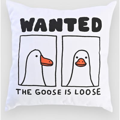A.LAB Goose Is Loose Kussen wit