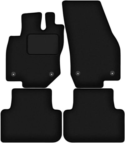 Wielganizator WLG-CARLUX – Autovloermatten – Zwart – Voor VW Tiguan III SUV – 2024