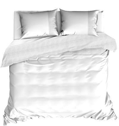 Livello Dekbedovertrek Seersucker White 1 persoons
