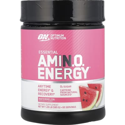 Optimale voeding, essentiële aminozuren.. ENERGY, watermeloensmaak, 1,29 lbs (585 gr)