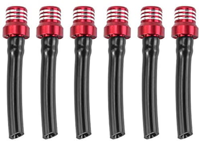 Motorfiets brandstoftank dop set - 6 stuks tankdop ontluchtingsslang voor ATV en crossmotoren