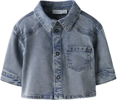 NAME IT - NBMSUNE DNM LS SHIRT 4816-YB B - Baby - Blouses / Overhemden