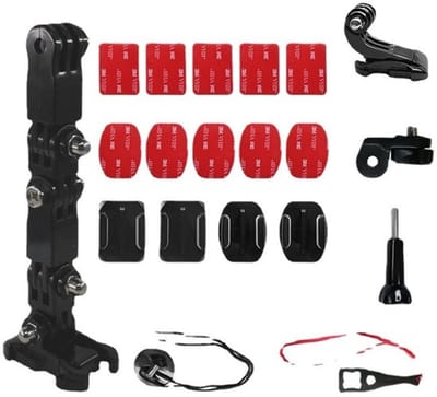 Dailygoody - Camera Motorcycle Mount - Action Cam Bevestiging - Zwart