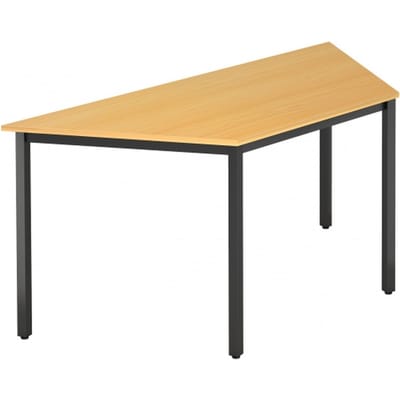 DORAN DQTR D - Beuken 160 x 69 met vierkante buis / Zwart