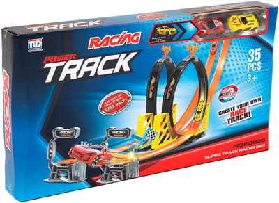 Auto Racebaan Set Looping Duel, 35dlg,