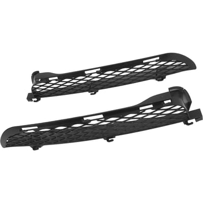 1 Paar Voorbumper Mesh Grille 51117116397 Grille Sierlijst voor X5 E53 Facelift 2003 tot 2007 black