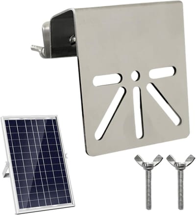Camera Montagebeugel - Hoekhouder Beveiliging - Stabiele Bevestiging - Roestvrij Staal - 9 x 8.5 x 3.5 cm - Zilver