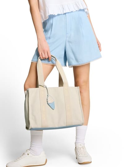 TOM TAILOR shopper Azura Zip Shopper Beige crème
