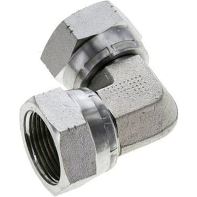 90Graden JIC Hoekfitting UN 1-5/16''-12 Staal 170bar (2388.5psi)