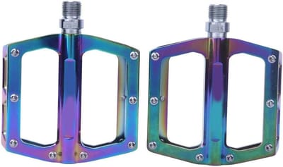 Fiets pedalen - Brede pedalen - Fietsen - Aluminium legering - 1 paar - Kleurrijk
